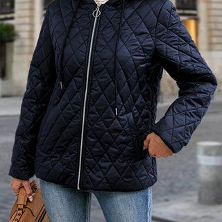 Damen Steppjacke Mit Rautensteppung | Übergangs