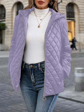 Damen Steppjacke Mit Rautensteppung | Übergangs
