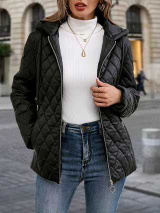 Damen Steppjacke Mit Rautensteppung | Übergangs