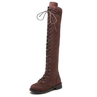 Damen Stiefel Mit Schnürung | Overknee