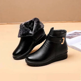 Damen Stiefeletten Mit Schnallenriemen | Winter