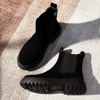 Damen Stiefeletten Mit Zugschlaufen | Plateau