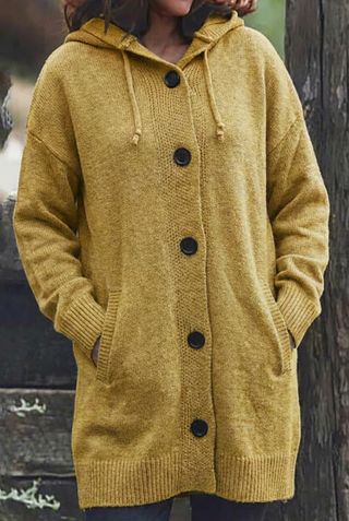 Damen Strickjacke Mit Flauschstruktur | Langarm