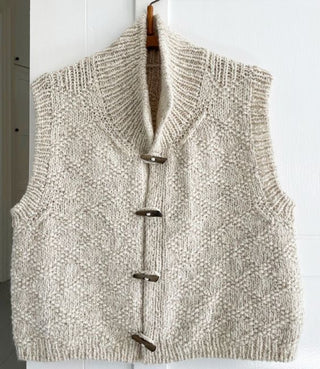 Damen Strickjacke Mit Knebelknöpfen | Ärmellos