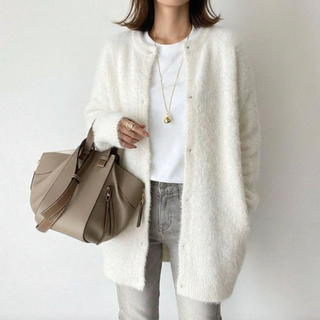 Damen Strickjacke Mit Knöpfen | Oversize