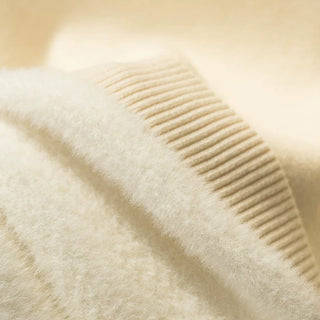 Damen Strickpullover Mit Rollkragen & Langarm