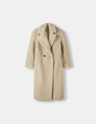 Damen Teddy Mantel Mit Knopfleiste | Winter