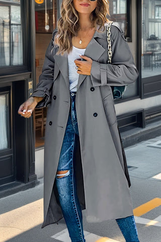 Damen Trenchcoat Mit Doppelreihe | Übergangs