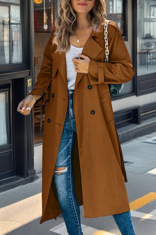 Damen Trenchcoat Mit Doppelreihe | Übergangs
