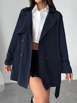 Damen Trenchcoat Mit Gürtel | Regenmantel