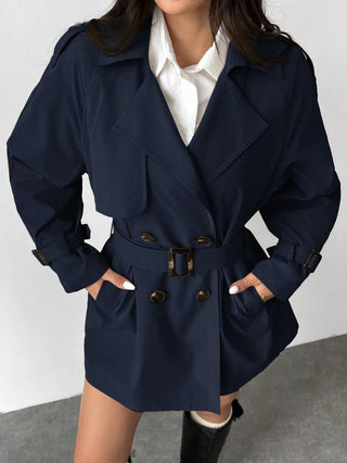 Damen Trenchcoat Mit Gürtel | Regenmantel
