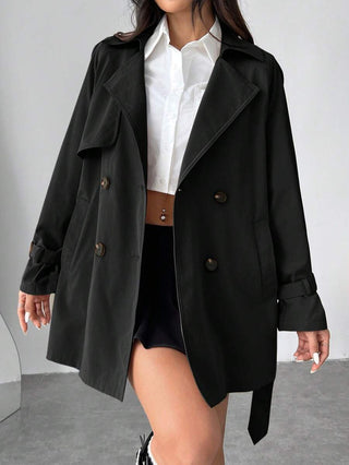 Damen Trenchcoat Mit Gürtel | Regenmantel