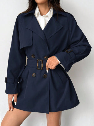 Damen Trenchcoat Mit Gürtel | Regenmantel