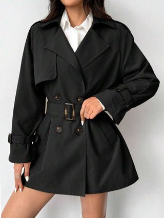 Damen Trenchcoat Mit Gürtel | Regenmantel