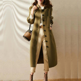 Damen Trenchcoat Mit Knopfleiste | Winter
