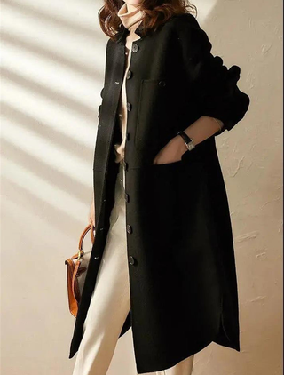Damen Trenchcoat Mit Knopfleiste | Winter