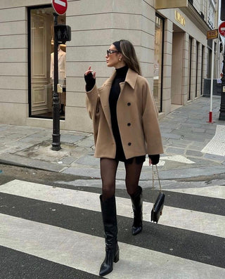 Damen Übergangsjacke Mit Doppelreihe | Modern