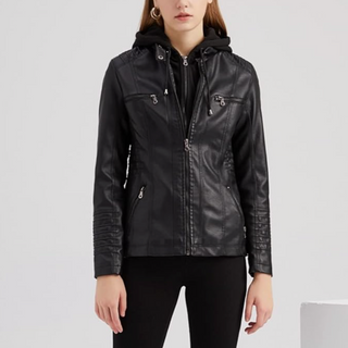 Damen Übergangsjacke Mit Kapuze | Kurz