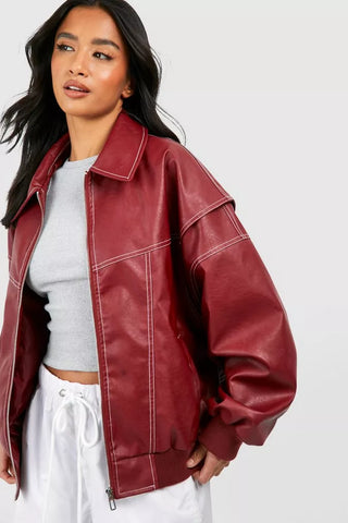 Damen Übergangsjacke Mit Rippbündchen | Modern