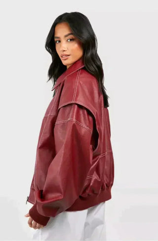 Damen Übergangsjacke Mit Rippbündchen | Modern