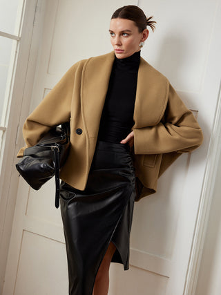 Damen Übergangsjacke Mit Schalkragen | Modern