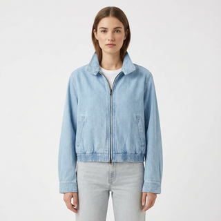 Damen Übergangsjacke Mit Zip & Elastikbund | Locker