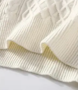 Damen Zopfmuster Strickpullover Mit Rundhals & Warm