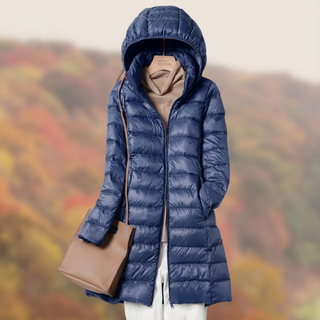 Elira | Damen Übergangs Leichte Regenjacke mit Kapuze