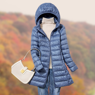 Elira | Damen Übergangs Leichte Regenjacke mit Kapuze