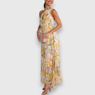 Elisabet | Damen Blumen Sommerkleid | Maxi