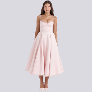 Hannelore | Damen Abend Cocktailkleid | Midi