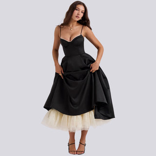 Hannelore | Damen Abend Cocktailkleid | Midi