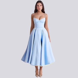 Hannelore | Damen Abend Cocktailkleid | Midi