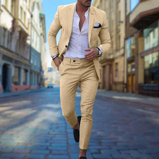 Herren Anzug Slim Fit Mit Hose & Sakko