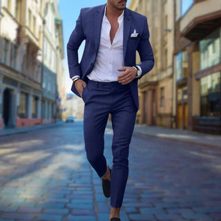 Herren Anzug Slim Fit Mit Hose & Sakko