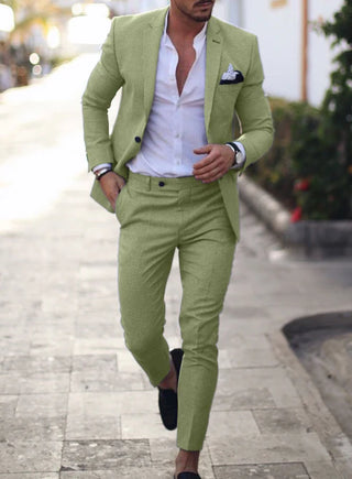 Herren Anzug Slim Fit Mit Sakko & Hose