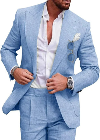 Herren Anzug Slim Fit Mit Weste & Hose