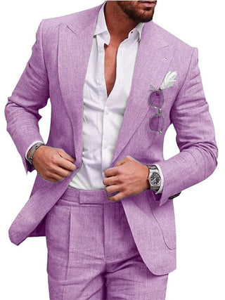 Herren Anzug Slim Fit Mit Weste & Hose