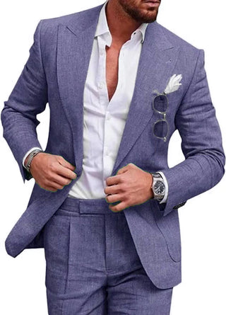 Herren Anzug Slim Fit Mit Weste & Hose