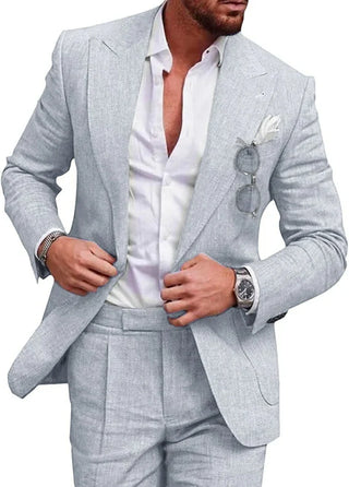Herren Anzug Slim Fit Mit Weste & Hose