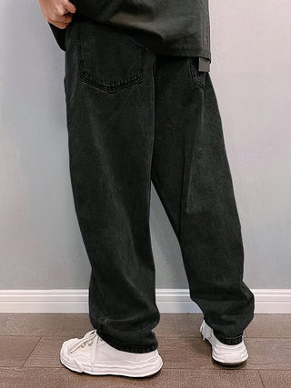 Herren Baggy Jeans Mit Stonewash & Locker