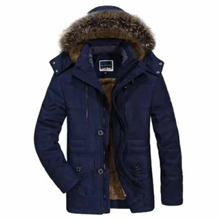 Herren Parka Mit Fellkapuze | Winter