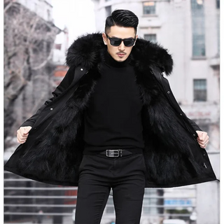 Herren Parka Mit Innenfell | Winter