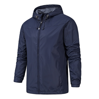 Herren Regenjacke Lang | Übergangs Wetterfest