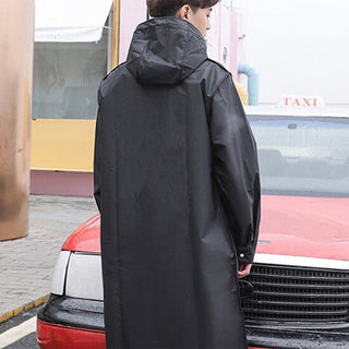 Herren Regenjacke Mit Druckknöpfen | Lang