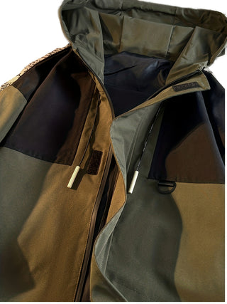 Herren Regenjacke Mit Kontrastdetails | Winter