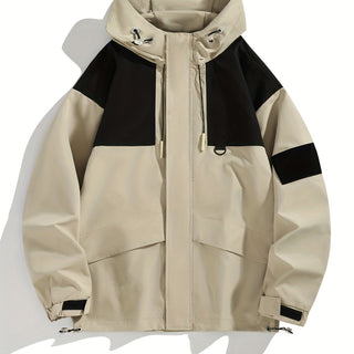 Herren Regenjacke Mit Kontrastdetails | Winter