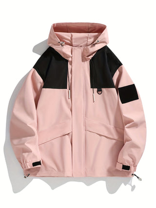 Herren Regenjacke Mit Kontrastdetails | Winter