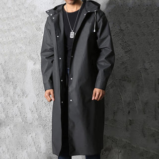 Herren Regenjacke Mit Langem Schnitt | Winter