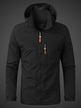 Herren Regenjacke Mit Zipper-Taschen | Winter